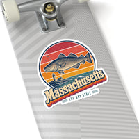 Massachusetts Cod Fish Sticker
