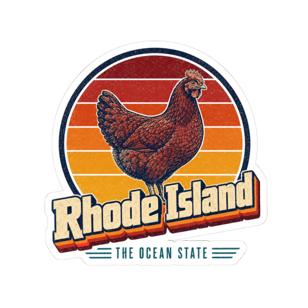 Rhode Island Rhode Island Red Hen Sticker
