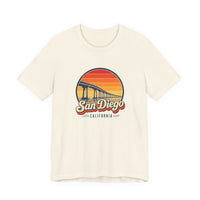 San Diego Retro Sunset Tee