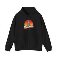 Columbus Retro Sunset Hoodie