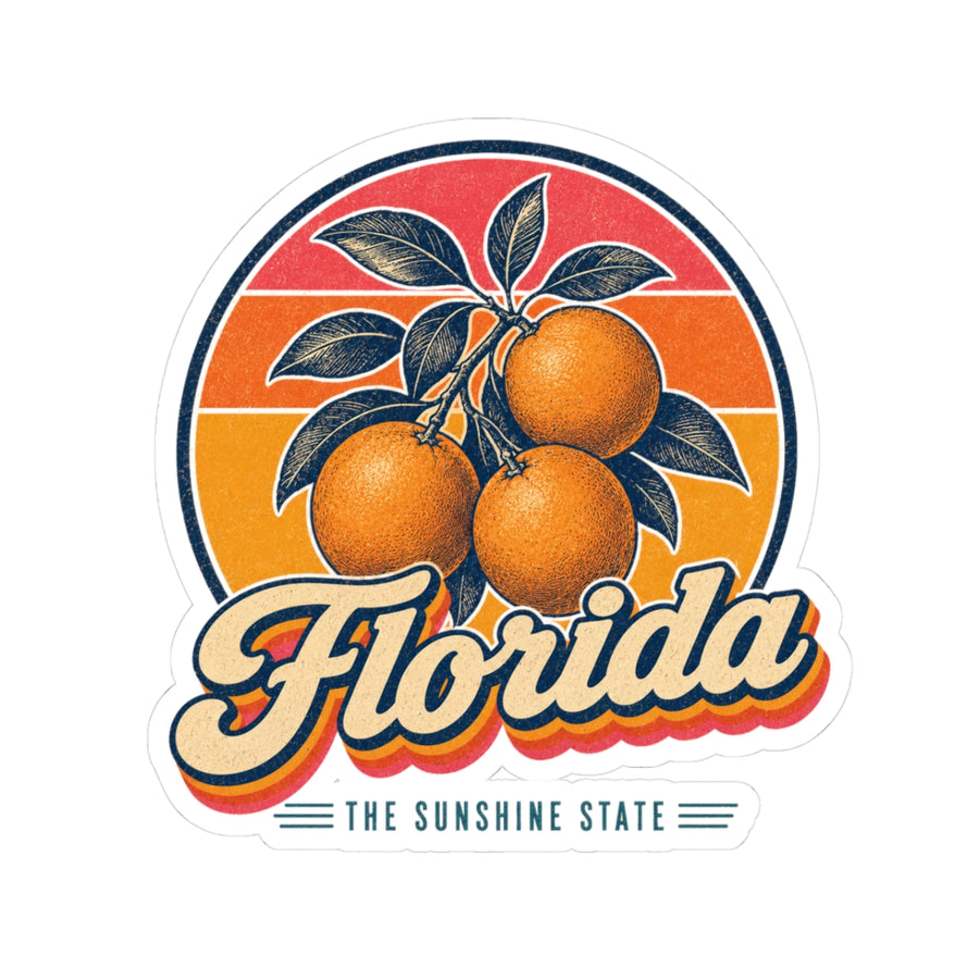 Florida Oranges Sticker