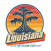 Louisiana Bayou Cypress And Moss Tee