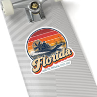 Florida Everglades Airboat Sticker
