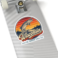 Wisconsin Northwoods Lake Muskie Sticker