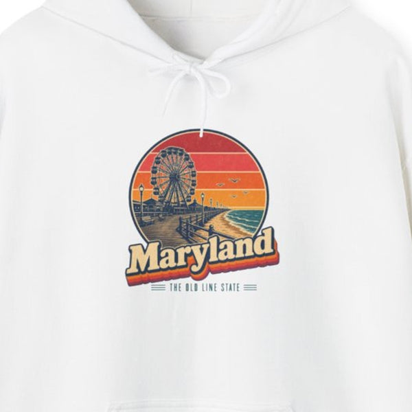 Maryland Ocean City Boardwalk Hoodie