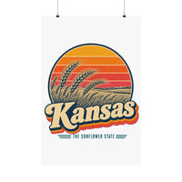 Kansas Wheat Fields Poster