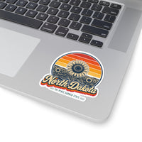 North Dakota Sunflower Fields Sticker