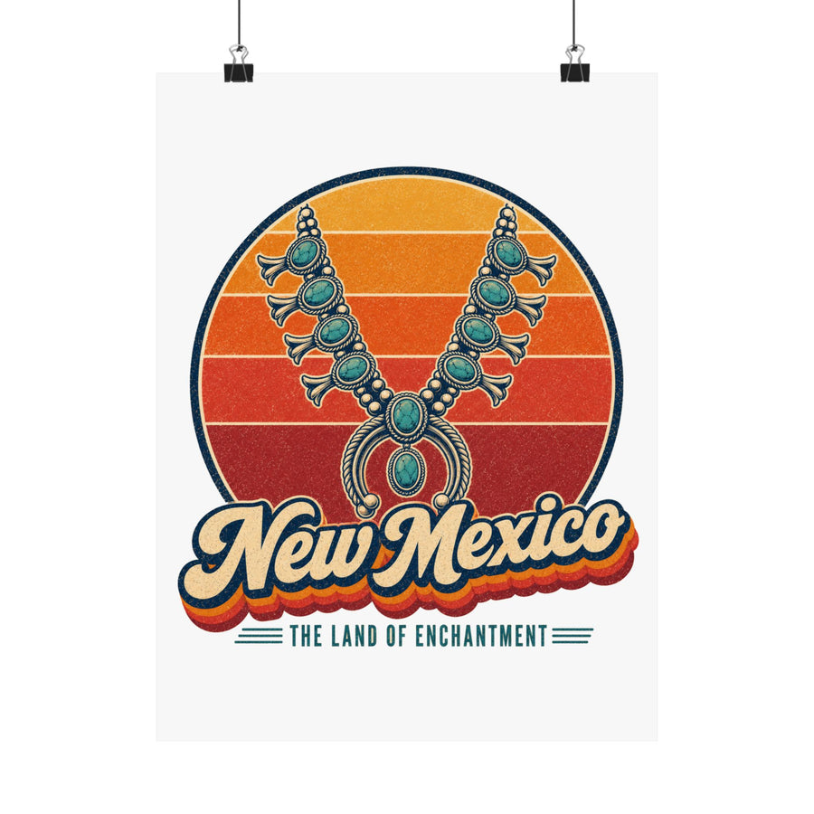 New Mexico Turquoise Jewelry Poster
