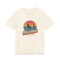 Rhode Island Retro Sunset Tee