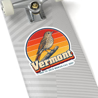Vermont Hermit Thrush Sticker