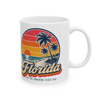 Florida Palm Trees And Beach Mug