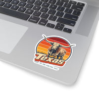Texas Longhorn Steer Sticker