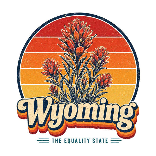Wyoming Indian Paintbrush Tee