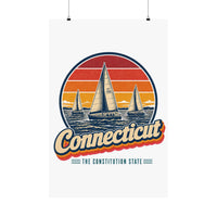 Connecticut Sailboats On The Sound Poster