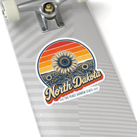North Dakota Sunflower Fields Sticker