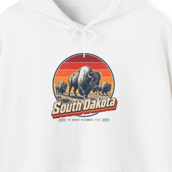 South Dakota Bison Herd Hoodie