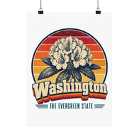 Washington Rhododendron Poster