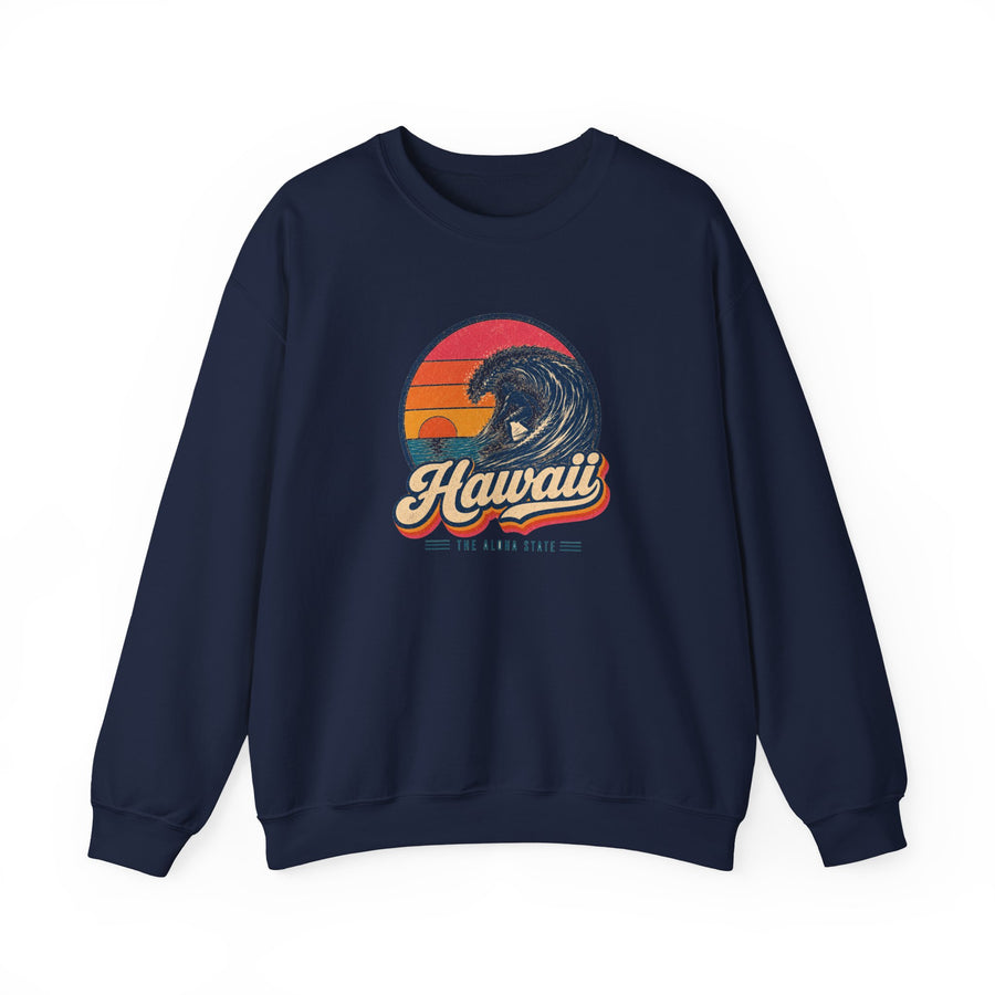 Hawaii Big Wave Surfing Sweatshirt