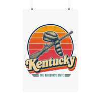 Kentucky Frontier Rifle And Coonskin Cap Poster