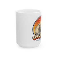 San Antonio Retro Sunset Mug