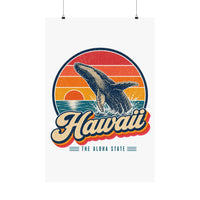 Hawaii Humpback Whale Poster