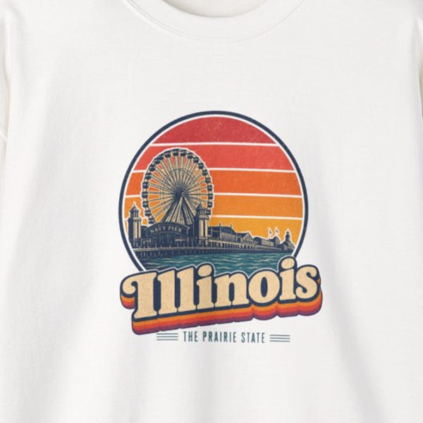 Illinois Navy Pier Ferris Wheel Sweatshirt