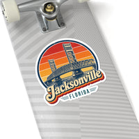 Jacksonville Retro Sunset Sticker