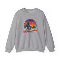 Massachusetts Retro Sunset Sweatshirt