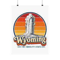 Wyoming Old Faithful Geyser Poster