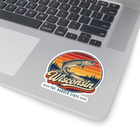 Wisconsin Northwoods Lake Muskie Sticker