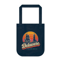 Delaware Retro Sunset Tote Bag
