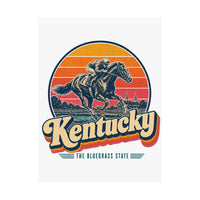 Kentucky Racehorse And Jockey Poster