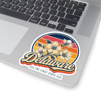 Delaware Peach Blossom Sticker