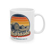 Nebraska Hay Bales Mug