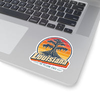 Louisiana Bayou Cypress And Moss Sticker