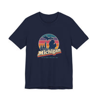 Michigan Retro Sunset Tee