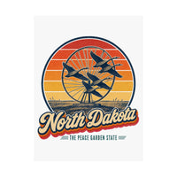 North Dakota Enchanted Highway Geese In Flight Poster