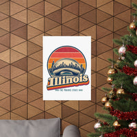 Illinois Cloud Gate Poster