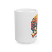 Iowa Retro Sunset Mug
