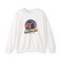 Michigan Retro Sunset Sweatshirt