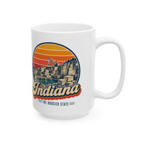 Indiana Limestone Quarry Mug