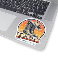 Texas Cowboy Boots Hat Sticker