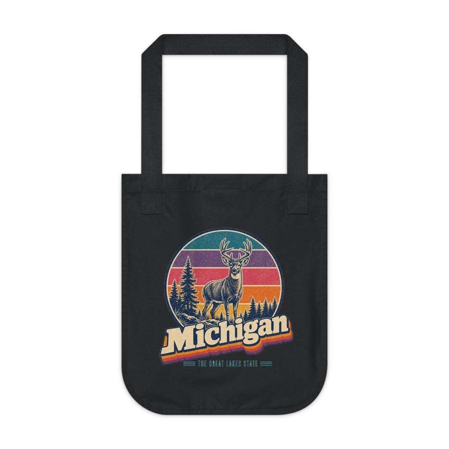 Michigan White Tailed Deer Tote Bag