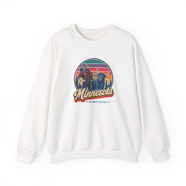 Minnesota Paul Bunyan And Babe Sweatshirt