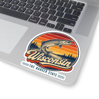 Wisconsin Northwoods Lake Muskie Sticker