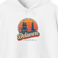 Delaware Retro Sunset Hoodie