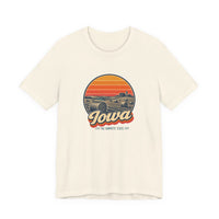 Iowa Hay Bales At Sunset Tee