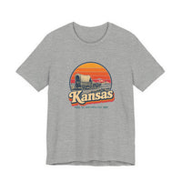 Kansas Santa Fe Trail Wagon Tee