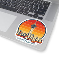 Las Vegas Retro Sunset Sticker
