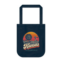 Kansas Retro Sunset Tote Bag